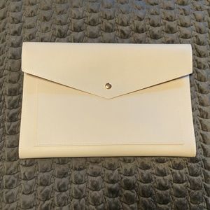 Glass Ladder & Co. Blush Pink Vegan Leather Clutch